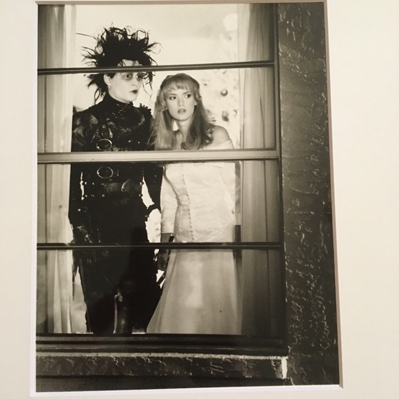 Edward Scissorhands art matted Winona Ryder Depp - Picture 3 of 3